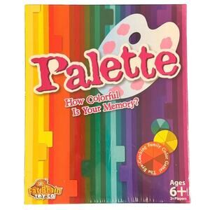 NIB Fat Brain Toy Palette Color Game How Colorful Is Your Memory Board Game 2011